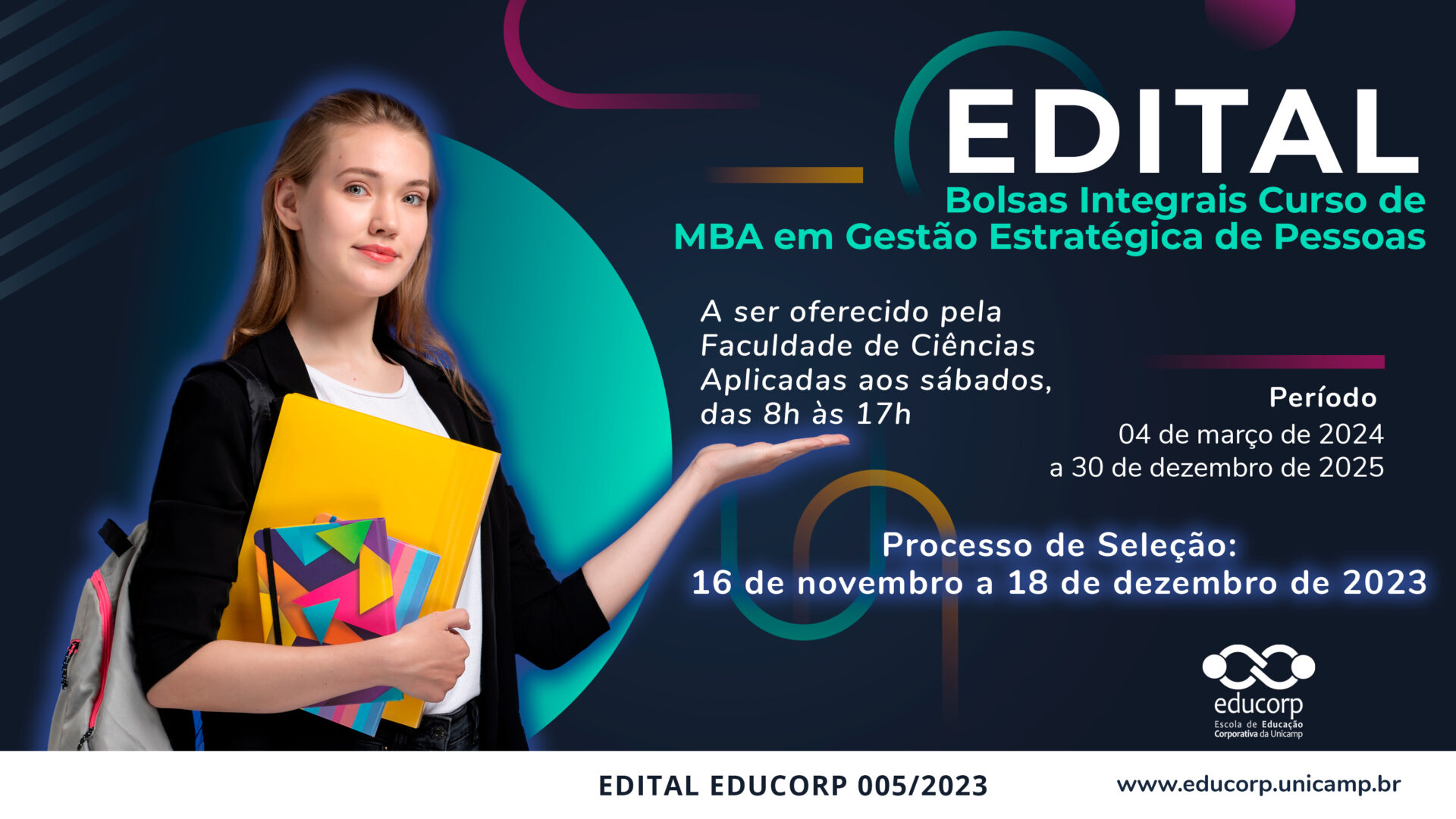 EDITAL EDUCORP 005/2023 - MBA em Gestão Estratégica de Pessoas
